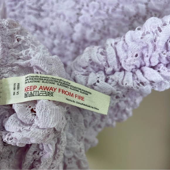 Free People Day N Night Lace Bodysuit In Orchid Ice Size Small Boho Festival - Picture 11 of 13